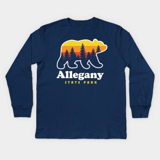 Allegany State Park New York Kids Long Sleeve T-Shirt